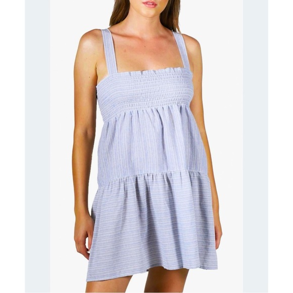 LIRA CLOTHING Weston Smocked Mini Dress - Picture 1 of 8